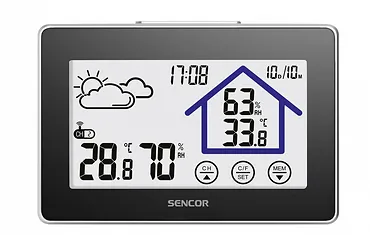 Sencor Stacja pogody SWS 2999 Dotykowy wyświetlacz LCD