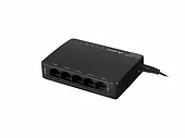 LANBERG Switch POE + Desktop 5 port 1GB DSP3-1005-60W