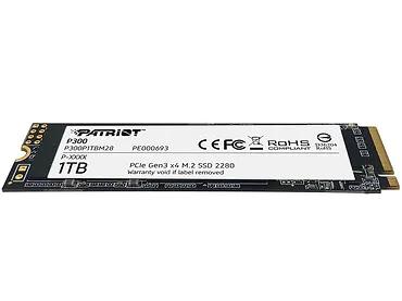 Dysk SSD Patriot P300 1TB M.2 2280 PCI-E NVMe