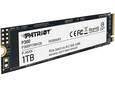 Dysk SSD Patriot P300 1TB M.2 2280 PCI-E NVMe