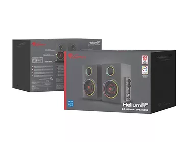 NATEC Głośniki 2.0 Genesis Helium 300BT ARGB Bluetooth