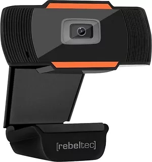 Rebeltec Kamera Internetowa Live HD, typ sensora CMOS 1/4" Rozdzielczość 1280x720, focus: od 3cm do nieskończonoci, 30 klatek/s, Wbudowany mikrofon