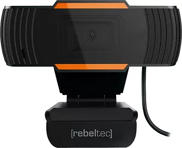 Rebeltec Kamera Internetowa Live HD, typ sensora CMOS 1/4" Rozdzielczość 1280x720, focus: od 3cm do nieskończonoci, 30 klatek/s, Wbudowany mikrofon