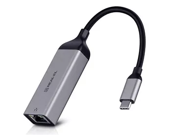 Adapter REAL-EL USB-C do Gigabit Ethernet