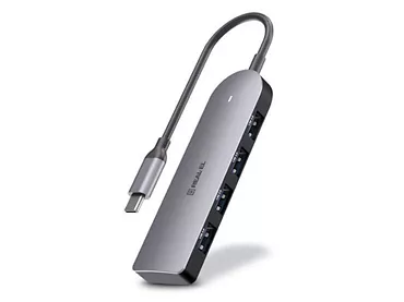 HUB REAL-EL USB-C do USB 3.0 4w1