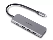 Adapter REAL-EL HUB USB-C 6w1