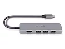 Adapter REAL-EL HUB USB-C 6w1