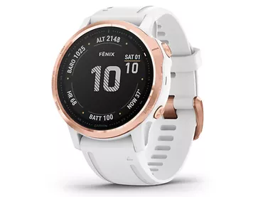 Garmin Fenix 6S PRO Rosegold white biały pasek