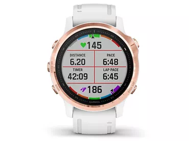 Garmin Fenix 6S PRO Rosegold white biały pasek