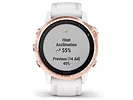 Garmin Fenix 6S PRO Rosegold white biały pasek