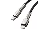 Kabel USB-C do Lightning Baseus Cafule, PD, 20W, 1m (czarny)