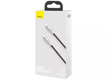 Kabel USB-C do Lightning Baseus Cafule, PD, 20W, 1m (czarny)