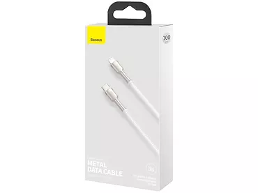 Kabel USB-C do Lightning Baseus Cafule, PD, 20W, 1m (biały)