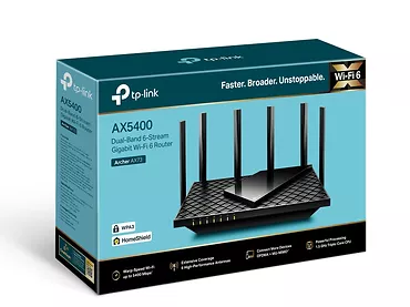 Router TP-LINK Archer AX73 Wi‑Fi 6 AX5400 1Gb WAN