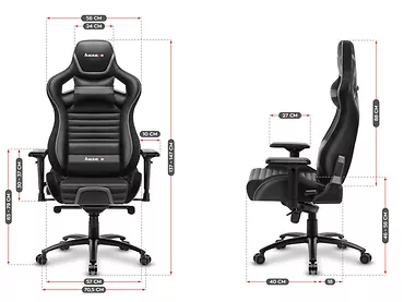 Fotel Gamingowy HUZARO FORCE 8.2 Black