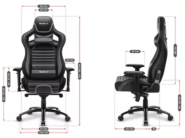 Fotel Gamingowy HUZARO FORCE 8.2 Black