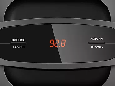 Głośniki 2.1 REAL-EL M-390 Czarne Bluetooth