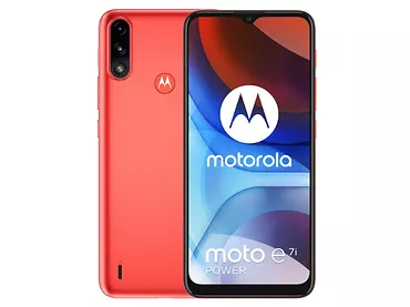 Smartfon Motorola Moto E7i Power Coral Red