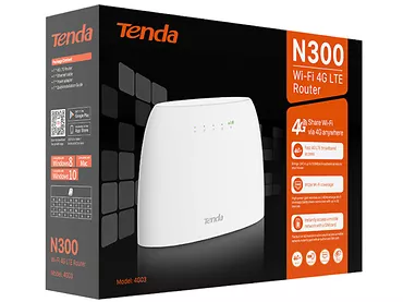 Tenda Router 4G03 N300 Wi-Fi 4G SIM