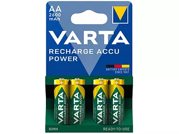Zestaw akumulatorków VARTA Ready2Use AA/R6 2600mAh Ni-MH 4 szt.