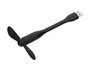 WIATRAK WIATRACZEK USB SILIKONOWY WENTYLATOR OMEGA czarny