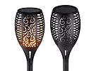 Lampa ogrodowa pochodnia 96LED 1500mAh Li solarna