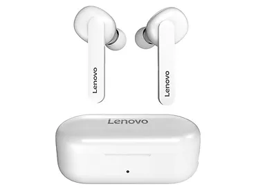 Słuchawki dokanałowe bezprzewodowe Lenovo True Wireless Bluetooth 5.0 HT28 TWS Białe