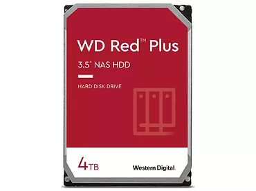 Western Digital Dysk Red Plus 4TB 3,5 cala CMR 128MB/5400RPM Class