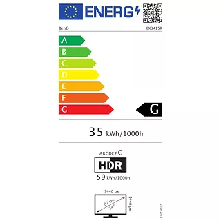 Benq Monitor 34 EX3415R LED WQHD/IPS/1ms/144Hz/GL