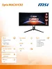 MSI Monitor Optix MAG301CR2 29.5 cali Curve/LED/WFHD/Non-T/200Hz/Czarny