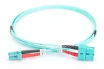 Digitus Patchcord światłowodowy FO LC-SC MM 50/125 OM3 duplex LSOH 2m