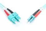 Digitus Patchcord światłowodowy FO LC-SC MM 50/125 OM3 duplex LSOH 2m