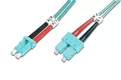 Digitus Patchcord światłowodowy FO LC-SC MM 50/125 OM3 duplex LSOH 2m