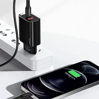 Ładowarka sieciowa 1xUSB-C+1xUSB T35 20W PD3.0 QC3.0 Fast charging