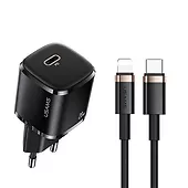 Ładowarka sieciowa 1xUSB-C T36 20W + kabel Lightning  PD3.0 Fast Charging