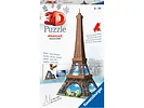 Puzzle 3D Mini budynki: Wieża Eiffel 54 elementy