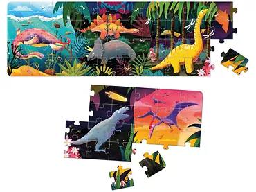 Czuczu Puzzle panoramiczne - Dinozaury