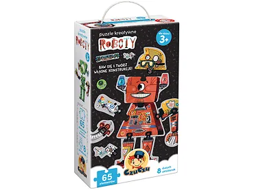 Czuczu Puzzle kreatywne - Roboty 3+