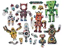 Czuczu Puzzle kreatywne - Roboty 3+