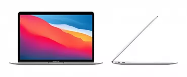 13 MacBook Air Silver: Apple M1 chip 8-core CPU and 7-core GPU/8GB/256GB SSD/US English layout -MGN93ZE/A/US