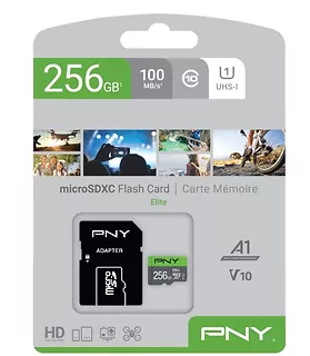 PNY Karta pamięci MicroSDXC Elite 256GB P-SDU256V11100EL-GE