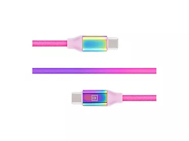 Kabel Premium USB Type C  do USB Type C Rainbow