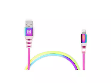 Kabel MFI USB A - Lightning  Rainbow