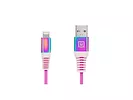 Kabel MFI USB A - Lightning  Rainbow