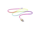 Kabel MFI USB A - Lightning  Rainbow