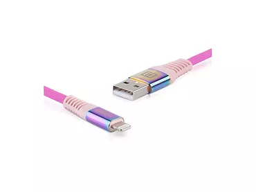 Kabel MFI USB A - Lightning  Rainbow