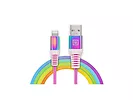 Kabel MFI USB A - Lightning  Rainbow