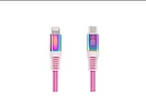 Kabel MFI PD USB Type C - Lightning  Rainbow