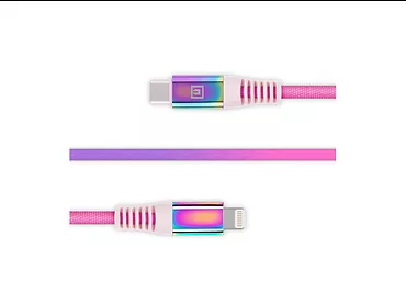 Kabel MFI PD USB Type C - Lightning  Rainbow