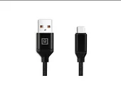 Kabel Premium USB A – Micro USB Fabric Black